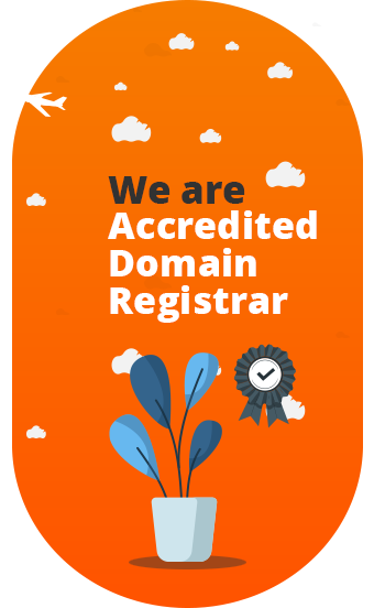 We are an Accredited Domain Registrar – W3infotech
certified for domain name registration services.