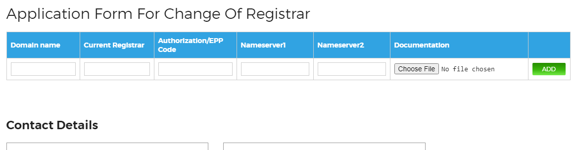 transfer domains